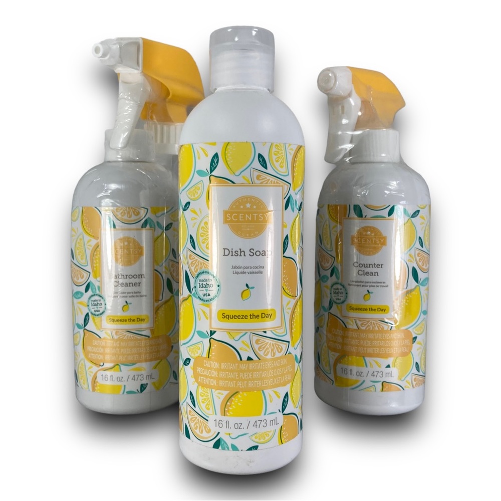 Scentsy Cleaning Products Bundle Counter Bathroom Cleaner Dish Soap